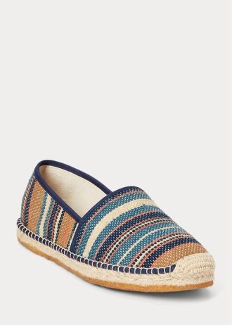 Espadrille Ralph Lauren Jacquard Multicolorido Masculino Tecido à Mão