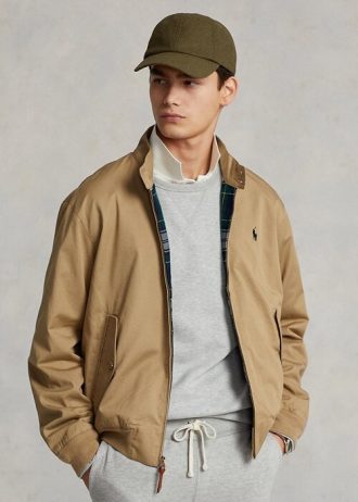 Jaquetas chino Ralph Lauren masculinas marrons