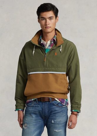Jaquetas com capuz Ralph Lauren masculinas, multicoloridas, dobráveis  e repelentes à água