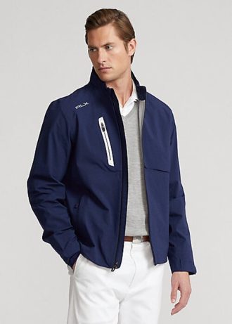 Jaquetas impermeáveis  Ralph Lauren masculinas azul-marinho