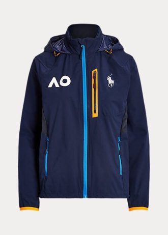 Jaquetas Ralph Lauren Australian Open Ballperson Femininas Azul Marinho