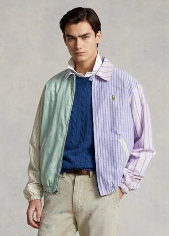 Jaquetas Ralph Lauren Bayport Oxford Fun listradas multicoloridas masculinas