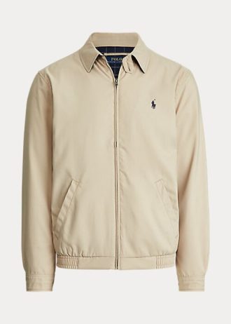 Jaquetas Ralph Lauren Bi-Swing masculinas cáqui