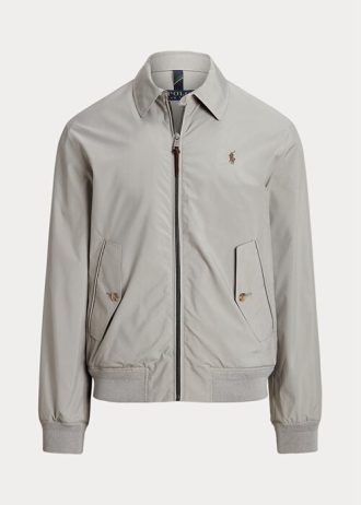 Jaquetas Ralph Lauren Masculinas Cinza Dobráveis  e Repelentes de Água