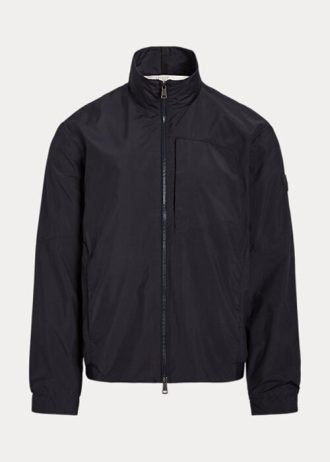 Jaquetas Ralph Lauren Masculinas Pretas Repelentes de Água e Dobráveis