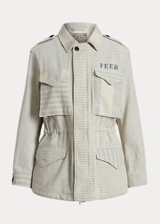 Jaquetas Ralph Lauren Polo x FEED Field cinza femininas