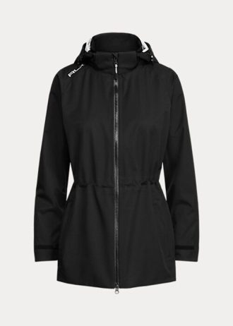Jaquetas Ralph Lauren Repelentes de Água Pretas para Mulheres