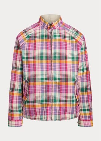 Jaquetas Ralph Lauren Reversíveis Madras-Twill Cinza Masculinas