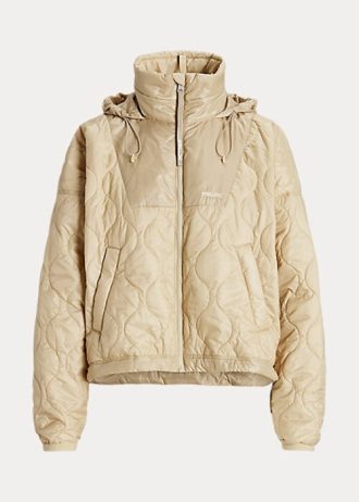 Jaquetas Ralph Lauren Ripstop Dobráveis  Bege Femininas