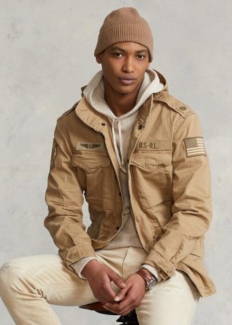 Jaquetas Ralph Lauren The Iconic Field Masculinas Cáqui