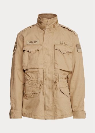 Jaquetas Ralph Lauren The Iconic Field Masculinas Cáqui
