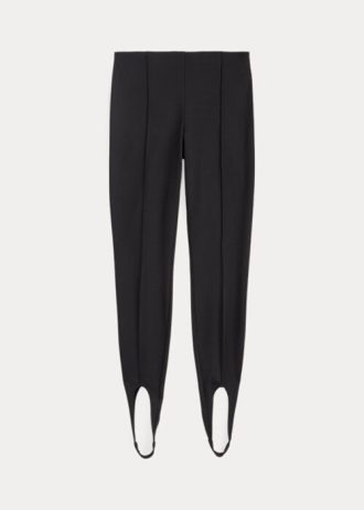 Leggings Ralph Lauren Stretch Ponte Pretas Femininas