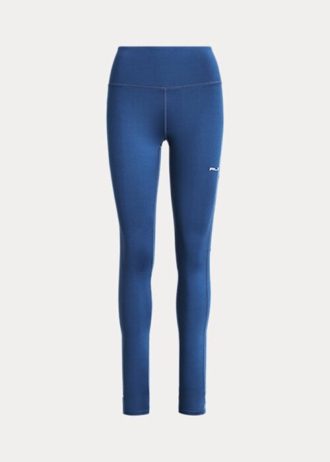 Leggings Stretch Stretch Ralph Lauren Azul Feminino
