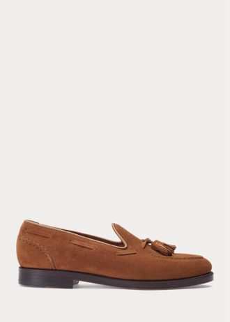 Mocassim Ralph Lauren Booth de camurça marrom masculino
