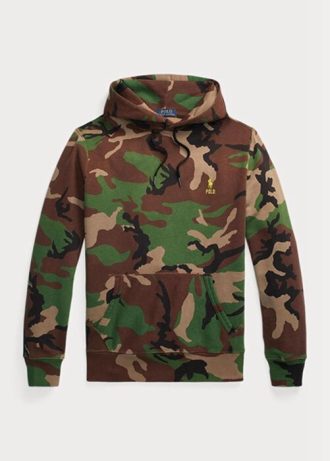 Moletom com capuz camuflado Ralph Lauren masculino multicolorido