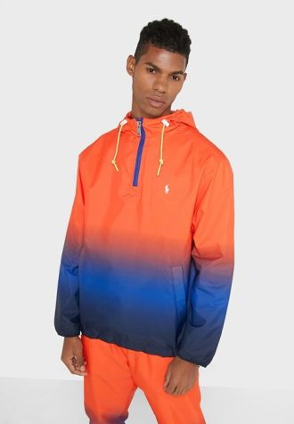 Moletom com capuz Ralph Lauren Color Block masculino multicolorido