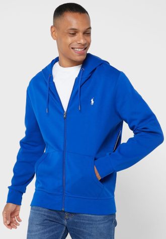 Moletom com capuz Ralph Lauren Essential azul masculino
