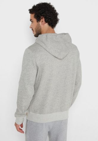 Moletom com capuz Ralph Lauren Essential cinza masculino