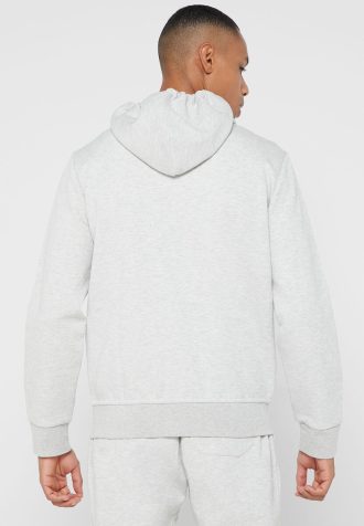 Moletom com capuz Ralph Lauren Essential cinza masculino