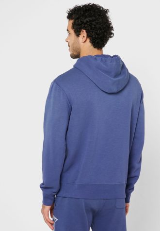 Moletom com capuz Ralph Lauren Essential masculino azul marinho