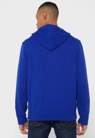 Moletom com capuz Ralph Lauren masculino azul