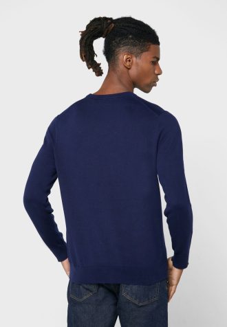 Moletom com logotipo Ralph Lauren masculino azul marinho