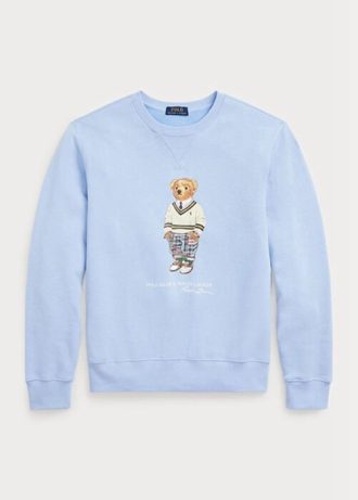 Moletom Polo Bear Fleece Azul Masculino Ralph Lauren