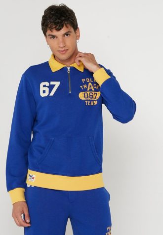 Moletom Ralph Lauren Essential Masculino Azul