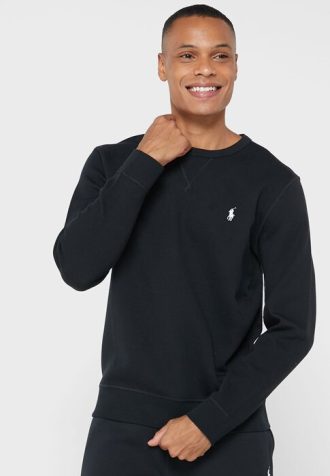 Moletom Ralph Lauren Essential Masculino Preto