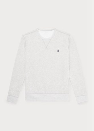 Moletom Ralph Lauren Masculino Cinza de Malha Dupla