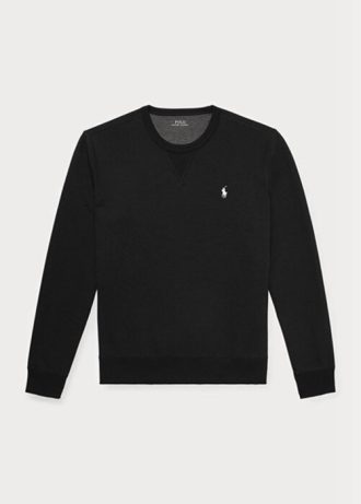 Moletom Ralph Lauren Masculino Preto de Malha Dupla