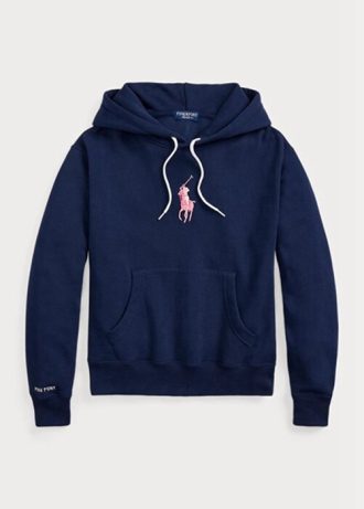 Moletom Ralph Lauren Pink Pony Fleece Masculino Azul Marinho