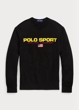 Moletom Ralph Lauren Polo Sport Fleece Masculino Preto