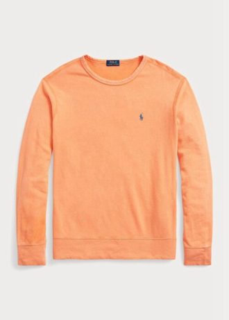 Moletom Ralph Lauren Spa Terry Masculino Laranja