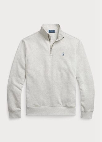 Moletom Ralph Lauren The Rl Fleece Masculino Cinza