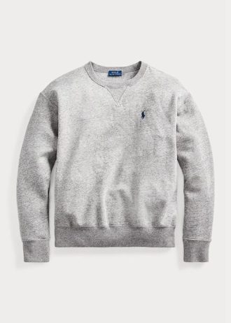 Moletons de lã Ralph Lauren cinza femininos