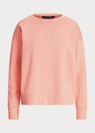 Moletons de lã Ralph Lauren femininos rosa