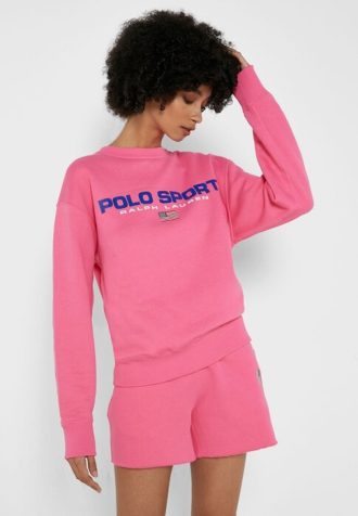 Moletons Polo Ralph Lauren Rosa Femininos