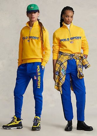 Moletons Ralph Lauren Polo Sport Fleece Amarelos Femininos