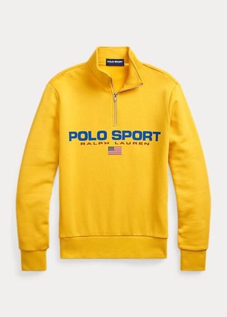 Moletons Ralph Lauren Polo Sport Fleece Amarelos Femininos