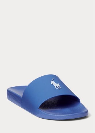 Pantufa Ralph Lauren Signature Pony Masculina Azul