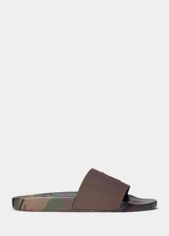 Pantufas Ralph Lauren Signature Pony Camo Masculinas