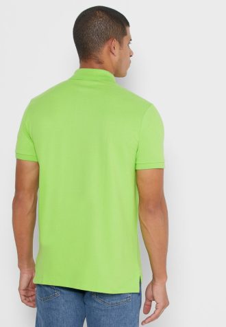 Polo Ralph Lauren Basic Mesh Masculino Verde
