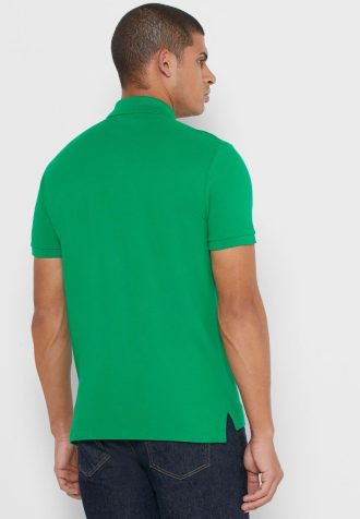Polo Ralph Lauren Basic Mesh Masculino Verde