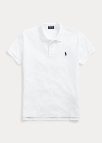 Polo Ralph Lauren Classic Fit Mesh Branco Feminino