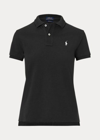 Polo Ralph Lauren Classic Fit Mesh Preto Feminino