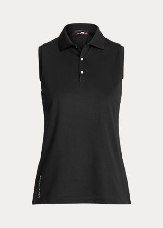 Polo Ralph Lauren Classic Fit Piqué sem mangas feminino preto