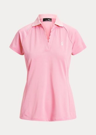 Polo Ralph Lauren Tailored Fit Piqué Rosa Feminino
