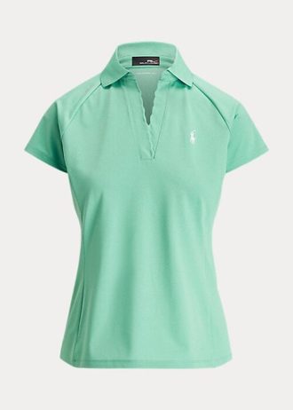 Polo Ralph Lauren Tailored Fit Piqué Verde Feminino