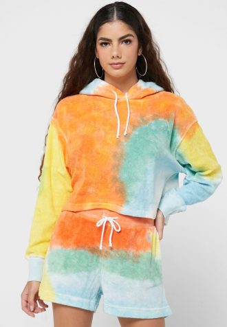 Pulôver de malha com capuz Ralph Lauren feminino multicolorido
